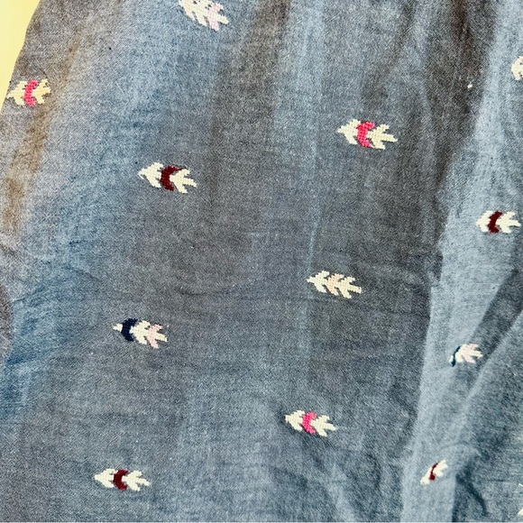 Roxy Girl Chambray Dress Size 14 - Picture 5 of 11